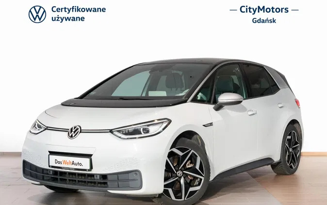 czarne Volkswagen ID.3 cena 99900 przebieg: 44000, rok produkcji 2020 z Czarne
